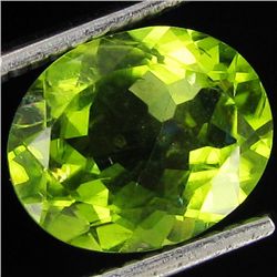 4ct Top Peridot Oval Cut (GMR-1095C)