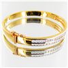 Image 2 : 98.9twc Lab Diamond Gold Vermeil Bracelet (JEW-3533)