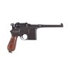 Image 1 : Mauser Broomhandle Cal 9mm SN:859664 German military "Red 9" Mauser pistol with rig. Standard milita