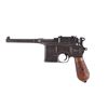 Image 2 : Mauser Broomhandle Cal 9mm SN:859664 German military "Red 9" Mauser pistol with rig. Standard milita