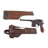 Image 3 : Mauser Broomhandle Cal 9mm SN:859664 German military "Red 9" Mauser pistol with rig. Standard milita