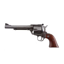 Ruger NM Blackhawk Cal .357mag SN:37-80865 Double action revolver, stainless steel construction, smo