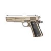 Image 1 : Colt Mark IV Ser 70 Govt Cal .45acp SN:96424G70 The pistol shows a non-factory brushed nickel finish