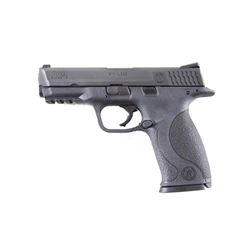 Smith & Wesson M&P 9 Cal 9mm SN:MPE6261 Double action semi-auto pistol with stainless steel slide, s