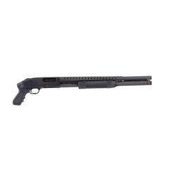 Mossberg 500A 12 ga SN:T149826 Pump action home defense shotgun with matte black finish, black synth