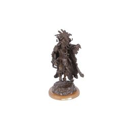 Original Bronze Entitled  Shaman  by Juan Dell #10 of 25, measures 16 H.#10 of 25, measures 16 H.