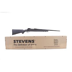 Stevens/Savage Mdl 200 Cal .243 SN:G349886 Bolt action economy grade hunting rifle. Blued finish, ni