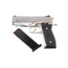 Taurus Mdl PT38S Cal .38super SN:LAM99669 Double action 10 shot target pistol. Matte stainless steel