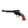 Image 1 : Ruger NM Single Six Cal 17HMR SN:264-38742, Single action 6 shot revolver. Blued finish, smooth wood