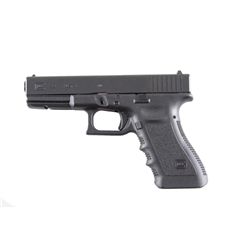 Glock Mdl 22 Cal .40S&W SN:KSN745 Double action only hi-cap semi-auto pistol. Matte black slide and 