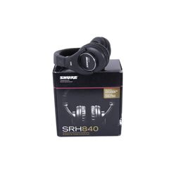 Shure SRH840 Headphones Optimized for critical listening and studio monitoring, precisely tailored f