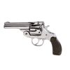 Image 1 : H&R Double Action Cal .32S&W SN:486145 Double action 6 shot top break revolver. Nickel refinish, bro