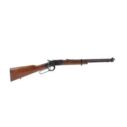 Ithaca Mdl 49 Cal .22mag SN:224097 Lever action single shot sporting carbine. Blued finish, smooth w