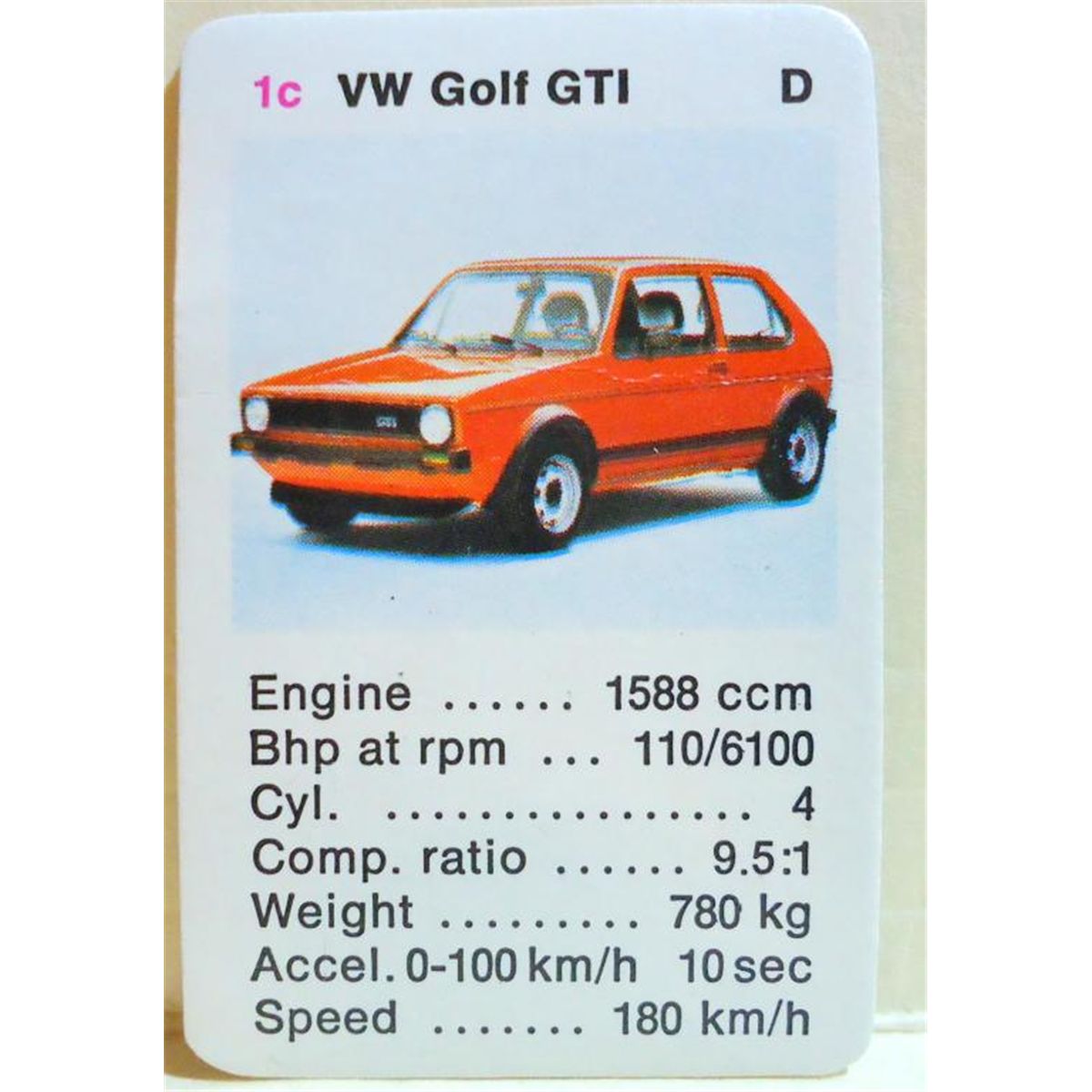 Lot 3 Car Trading Cards Very Rare Mint Condition