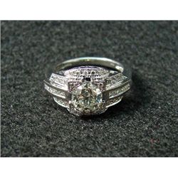 TB6364 Immaculate 1.15 carat Diamond Ring in .50 carat Diamond and White Gold Se