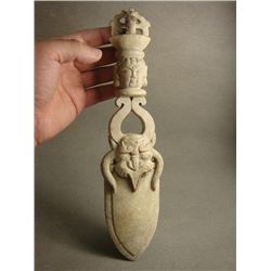 MWF1550 Fine Jade Carved Vajra Dagger