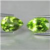 Image 1 : PAIR 4.15 ct BURMESE PERIDOT GEMSTONES.
