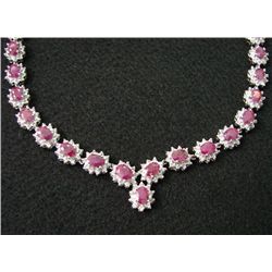 GT0005 Ruby and Diamond Necklace