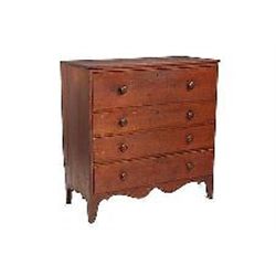AMERICAN 18TH CENTURY - CHEST OF DRAWERS - Ca 1790
