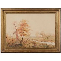 MWF1300 A Taunay (American, late 19th/early 20th century) Two Hunters in a Field