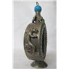 Image 3 : MWF1174 Vintage Chinese Silver Jade Kwan-yin Beast Snuff Bottle