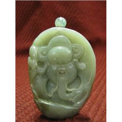 MWF1465 Chinese Nephrite Jade handarved  Snuff Bottle