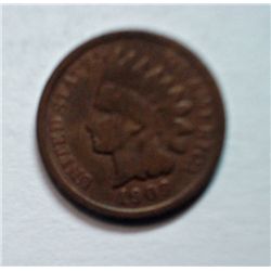 1909S Indian penny  solid VG+ nice color