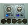 Image 2 : 2 silver Kennedy proof PCGS69DCAM:1999S and 2000S