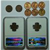 Image 2 : Collector lot pennys:Indians  1863 NGC UNC envoironmental