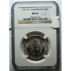 1951 BTW half $  NGC64