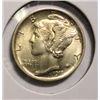Image 1 : 1918D Mercury dime  MS64/65  close to full bands