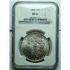Image 1 : 1892  Morgan silver $  NGC62