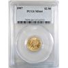 Image 1 : 1907 $2.50 Liberty Gold. PCGS MS-64 Looks Better