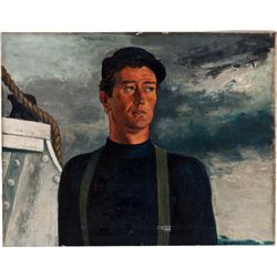 An Oil Painting, Circa 1940.... (Total: 1  )