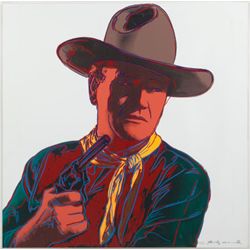 An Andy Warhol Limited Edition Signed Print from the 'Cowboys and Indians' Series, 1986.... (Total: 