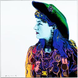 An Andy Warhol Limited Edition Signed Print from the 'Cowboys and Indians' Series, 1986.... (Total: 