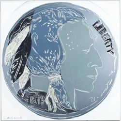 An Andy Warhol Limited Edition Signed Print from the 'Cowboys and Indians' Series, 1986.... (Total: 