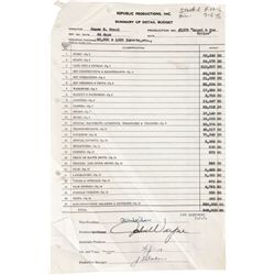A Signed Document from "Angel and the Badman."... (Total: 1  )
