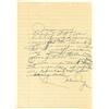 Image 1 : A Handwritten Note Relating to "The Searchers," 1955.... (Total: 1  )