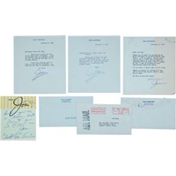 A Joan Crawford Group of Signed Letters, 1960s-1970s.... (Total: 1  )