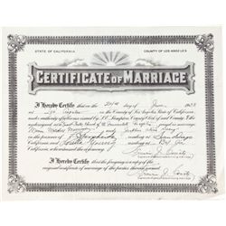 A Marriage Certificate, 1933.... (Total: 1  )