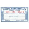 Image 1 : A Social Security Card, 1937.... (Total: 1  )