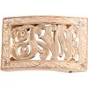 Image 1 : A 14K Gold Monogram Belt Buckle, 1950s.... (Total: 1  )