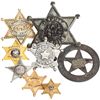 Image 1 : Eight Sheriff Badges, 1960s-1970s.... (Total: 8  )