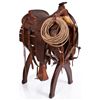 Image 1 : A Western Saddle and Stand, 1960s.... (Total: 2  )