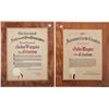 Image 1 : Two Awards, 1950s.... (Total: 2 Items)