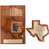 Image 1 : Two 'Texas' Awards, 1960s.... (Total: 2 Items)