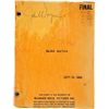 Image 1 : A Working Script from "Trouble Along the Way."... (Total: 1  )