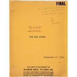 A Script from "The Sea Chase."... (Total: 1  )