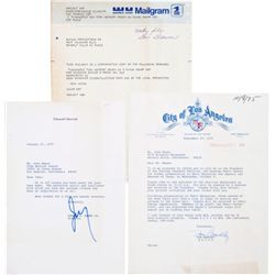 Two California Politician Signed Letters, 1970s.... (Total: 1  )